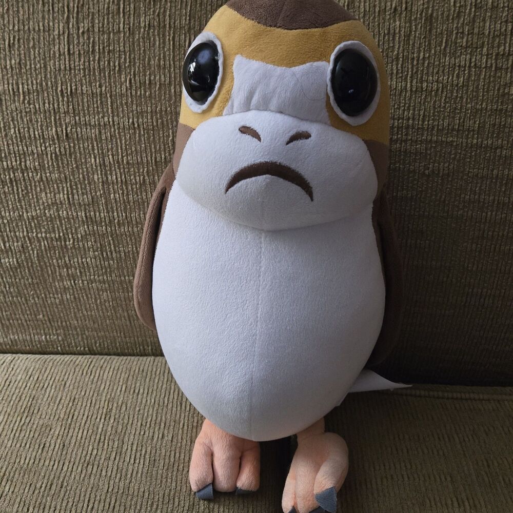 EUC Star Wars Episode 8 Porg 17" Plush Pillow Buddy